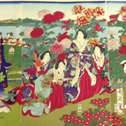 Cover image of Viewing of Chrysanthemums at the Temporary Imperial Palace